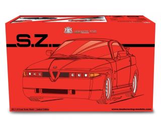 Alfa Romeo SZ (Es 30) 1989 ROSSO ALFA Laudoracing 1:18 Resinemodell (Türen, Motorhaube... nicht zu öffnen!)